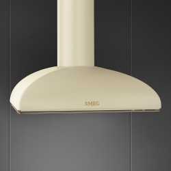 SMEG WALL MOUNTED CHIMNEY HOOD KS89POE CREAM AESTHETIC COLONIALE 90 CM