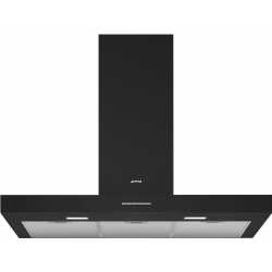 CAMPANA A PARED SMEG KBT900NE NEGRO 90 CM