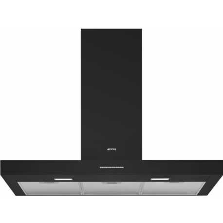 CAMPANA A PARED SMEG KBT900NE NEGRO 90 CM