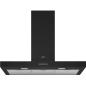 SMEG KBT900NE WALL MOUNTED CHIMNEY HOOD BLACK 90 CM