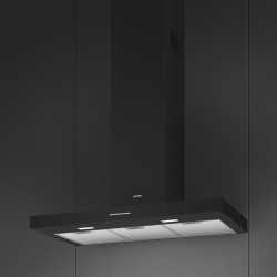 SMEG KBT900NE CAPPA ASPIRANTE MURALE NERA 90 CM