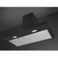 SMEG KBT900NE WALL MOUNTED CHIMNEY HOOD BLACK 90 CM