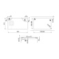 SMEG GAS/INDUKTIONSKOCHFELD PM3953D GLASKERAMIK SCHWARZ 90 CM