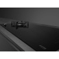 SMEG PM3953D GAS/INDUCTION HOB BLACK CERAMIC GLASS 90 CM