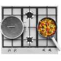 SMEG GAS HOB PX364L STAINLESS STEEL CLASSIC AESTHETIC 60 CM