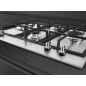SMEG GAS HOB PX364L STAINLESS STEEL CLASSIC AESTHETIC 60 CM