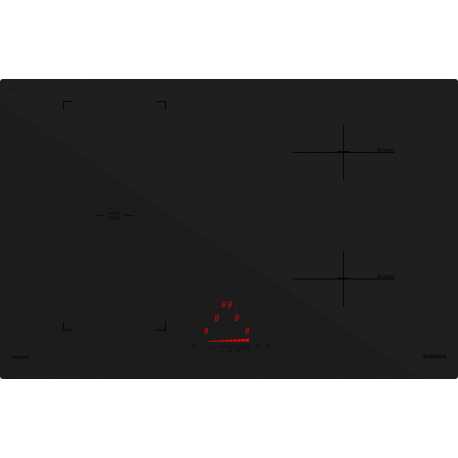 ENCIMERA DE COCCIÓN INDUCCIÓN SCHOCK PC78 BRIDGE NEGRO MATE 78 CM