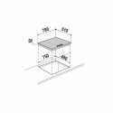 SCHOCK INDUCTION HOB PC78 BRIDGE MATT WHITE 78 CM