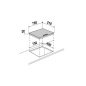SCHOCK INDUCTION HOB PC78 BRIDGE MATT WHITE 78 CM