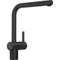 FRANKE ATLAS NEO SENSOR SINGLE LEVER SINK MIXER TAP BLACK STEEL