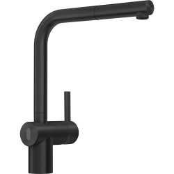 FRANKE ATLAS NEO SENSOR DOCCIA SINGLE LEVER SINK MIXER TAP BLACK STEEL