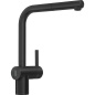 FRANKE ATLAS NEO SENSOR DOCCIA SINGLE LEVER SINK MIXER TAP BLACK STEEL