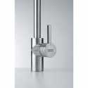 FRANKE EOS NEO DOCCIA ROBINET MITIGEUR MONOCOMMANDE AVEC DOUCHETTE EXTRACTIBLE ACIER INOX BROSSÉ
