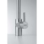 FRANKE EOS NEO SINGLE LEVER SINK MIXER TAP SATIN STAINLESS STEEL