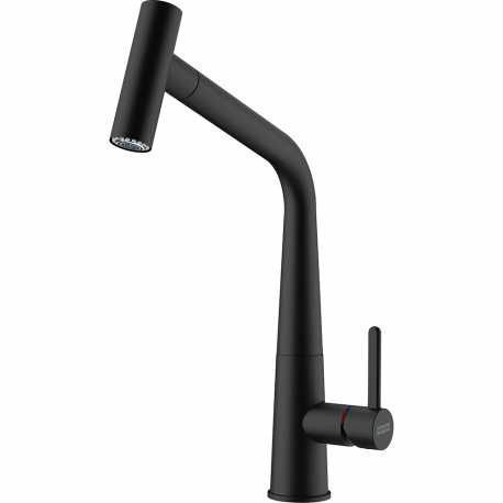 FRANKE ICON PULL DOCCIA EINHAND SPÜLTISCHMISCHER BLACK MATT