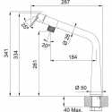 FRANKE ICON ROBINET MITIGEUR MONOCOMMANDE ACIER OPTICAL