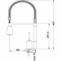 FRANKE JOY COCKTAIL DOCCIA SINGLE LEVER SINK MIXER TAP CHROME