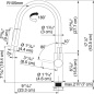 FRANKE PESCARA SLIDE-IN DOCCIA GRIFO MONOCOMANDO PARA FREGADERO CAÑO ALTO CROMO