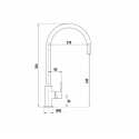 SCHOCK NEW AQUAALTO SINGLE LEVER SINK MIXER TAP SILVERSTONE