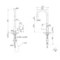 SMEG MID2MN GRIFO MONOCOMANDO PARA FREGADERO CAÑO ALTO EXTRAÍBLE NEGRO SMEG MID2MN GRIFO MONOCOMANDO PARA FREGADERO CAÑO ALTO EXTRAÍBLE NEGRO