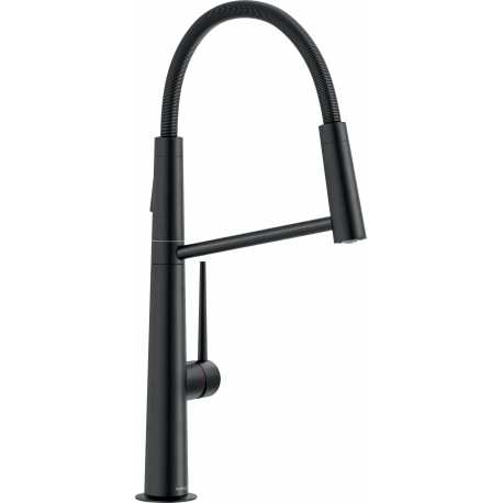 NOBILI LEVANTE MISCELATORE MONOCOMANDO CON DOCCETTA VELVET BLACK