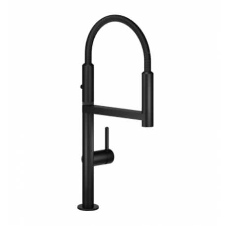 NOBILI MISCELATORE MONOCOMANDO MOVE CON DOCCETTA ESTRAIBILE VELVET BLACK