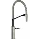 NOBILI HERON MISCELATORE MONOCOMANDO PER CUCINA INOX E VELVET BLACK
