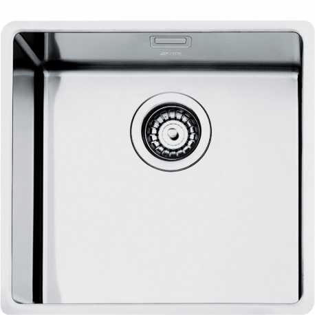 SMEG VFU50SFR MIRA UNDERMOUNTED KITCHEN SINK SINGLE BOWL BRUSHED STAINLESS STEEL