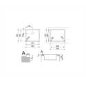 SMEG VFU50SFR MIRA UNDERMOUNTED KITCHEN SINK SINGLE BOWL BRUSHED STAINLESS STEEL