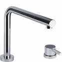 SMEG MTD5CR SINGLE TELESCOPIC MIXER TAP WITH PULL OUT SPRAY CHROME