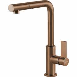 SMEG MD22CUX EINHAND SPÜLTISCHMISCHER MIT VERSTELLBARER BRAUSE KUPFER