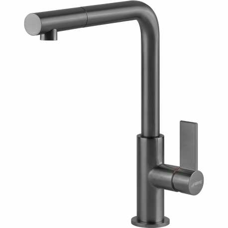 SMEG MD22DKX EINHAND SPÜLTISCHMISCHER MIT VERSTELLBARER BRAUSE SCHWARZ
