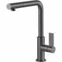 SMEG MD22DKX EINHAND SPÜLTISCHMISCHER MIT VERSTELLBARER BRAUSE SCHWARZ