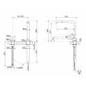 SMEG MD22DKX ROBINET MITIGEUR AVEC DOUCHETTE EXTRACTIBLE NOIR