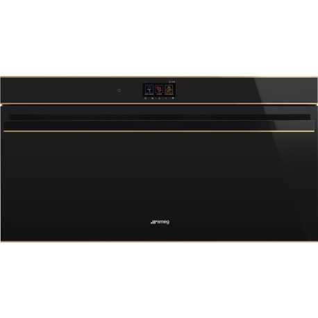 SMEG SFPR9604TNR EINBAUBACKOFEN PYROLYSE SCHWARZ DOLCE STIL NOVO 90 CM