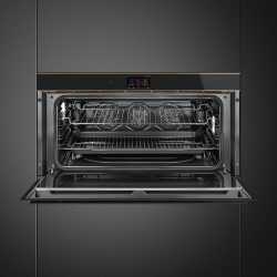 FORNO TERMOVENTILATO PIROLITICO SMEG SFPR9604TNR