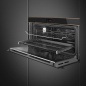 SMEG SFPR9604TNR EINBAUBACKOFEN PYROLYSE SCHWARZ DOLCE STIL NOVO 90 CM