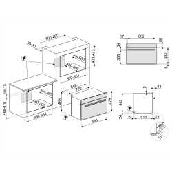 FORNO TERMOVENTILATO PIROLITICO SMEG SFPR9604TNR