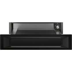 SMEG CPR115N WARMING DRAWER BLACK AESTHETICS VICTORIA