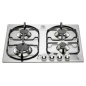 LA GERMANIA P6401D9X/19 GAS HOB FUTURA 60 STAINLESS STEEL 60 CM LA GERMANIA P6401D9X/19 GAS HOB FUTURA 60 STAINLESS STEEL 60 CM