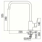 NOBILI BLUES BS101134CR EINHAND SPÜLTISCHMISCHER CHROM