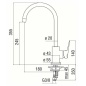 NOBILI BLUES BS101133CR EINHAND SPÜLTISCHMISCHER CHROM