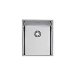 CM IN-TECH 38x44 ÉVIER 1 CUVE ACIER INOXYDABLE BROSSÉ