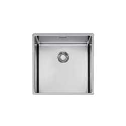 CM IN-TECH 44x44 ÉVIER 1 CUVE ACIER INOXYDABLE BROSSÉ