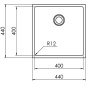 CM IN-TECH 44x44 EINBAUSPÜLE EDELSTAHL GEBÜRSTET CM IN-TECH 44x44 EINBAUSPÜLE EDELSTAHL GEBÜRSTET