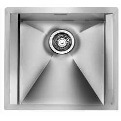 CM FOCUS 50x45 FREGADERO DE UN SENO ACERO INOX
