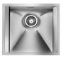 CM FOCUS 50x45 KITCHEN SINK 1BOWL BRUSHED STAINLESS STEEL - MADE IN ITALY