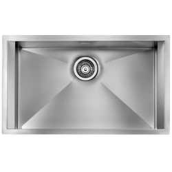 CM FOCUS 77x45 KITCHEN SINK 1BOWL BRUSHED STAINLESS STEEL - MADE IN ITALY