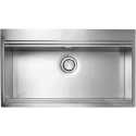 CM SUPERIOR 86x50 ÉVIER 1 CUVE ACIER INOXYDABLE BROSSÉ