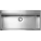 CM SUPERIOR 100x50 FREGADERO DE UN SENO ACERO INOX